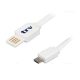 Cable TRV USBMicro 1MTS Blanco TV y Video TRV Accesorios Cables garbarino