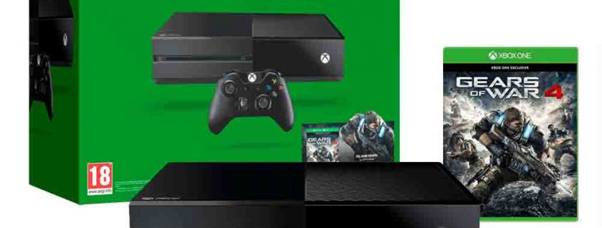 Consola Xbox One Microsoft 500GB y Gears of War 4 Video Juegos Microsoft Consolas X-BOX ONE fravega