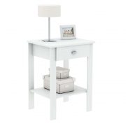 Mesa de luz Centro Estant MLS Blanco Muebles Marca Exemplo Dormitorio Mesas de luz fravega