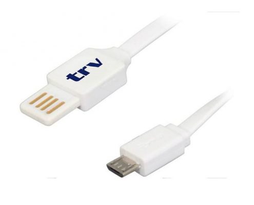 Cable TRV USBMicro 1MTS Blanco TV y Video TRV Accesorios Cables garbarino